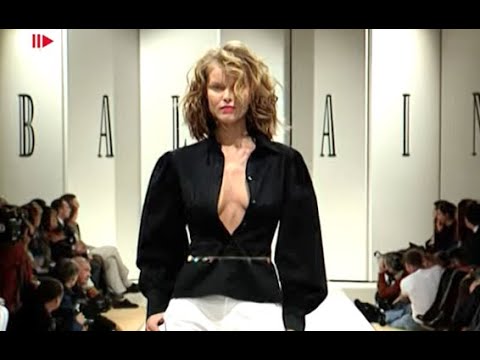 BALMAIN Spring 2000 Paris - Fashion Channel