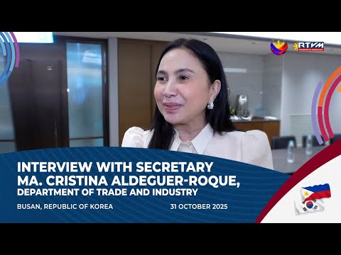 Interview with Secretary Ma. Cristina Aldeguer-Roque, Department of Trade and Industry