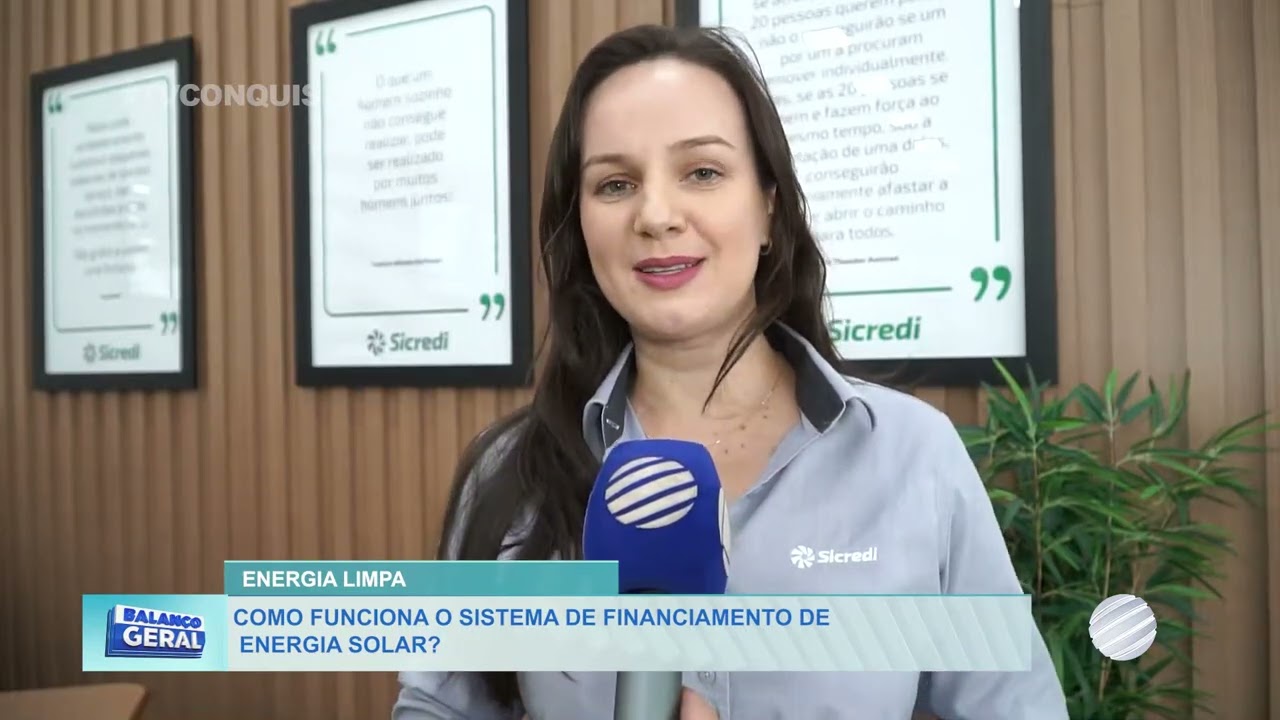 Energia solar sem reforma? Economize na conta de luz com financiamento Sicredi