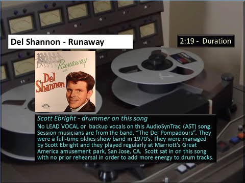 Del Shannon - Runaway (AST version) Drummer Scott Ebright