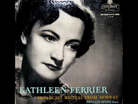 Hugo Wolf / Kathleen Ferrier, 1949: Norwegian Recital - Verborgenheit (Seclusion) - Mörike Lieder