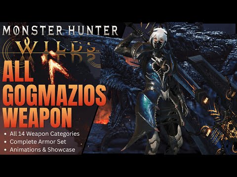 MONSTER HUNTER WILDS - All Gogmazios Weapons Showcase | 4K