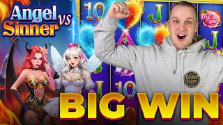 MY HUGE WIN ON THE NEW ANGEL VS SINNER SLOT (INSANE WIN) πΏππ₯