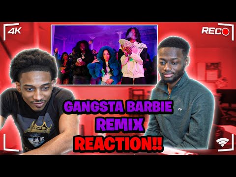 RELLA GZ x SHA GZ x YUS GZ - GANGSTA BARBIE REMIX | REACTION!