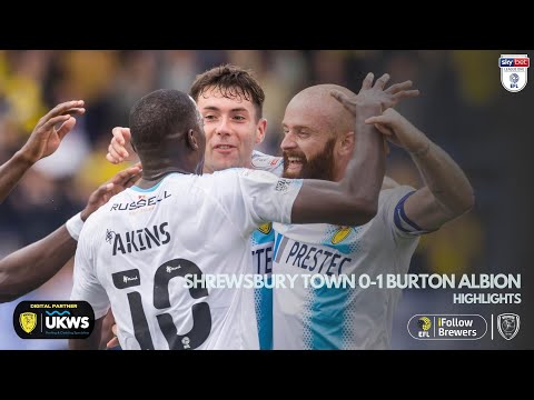 21/22 HIGHLIGHTS | Shrewsbury Town 0-1 Burton Albion