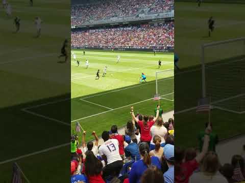 Womans national soccer team 1st goal vs Mexico 5.26.19