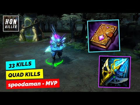 HoN Slither STAFF OF THE MASTER with GRIMOIRE OF POWER - MVP