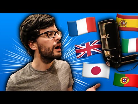 POLYGLOT sings in 6 LANGUAGES (Japanese, Portuguese, French...)