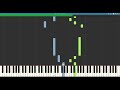 Borrtex - Flowing (Piano Tutorial)