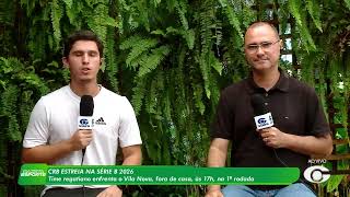 Vila Nova x CRB movimenta rodada com cobertura ao vivo - 21/03/2026