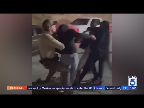 Video shows SoCal deputy slamming teen girl on ground in violent brawl