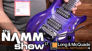 Video thumbnail for L&M @ NAMM 2017: Music Man Monarchy Majesty Guitars by Long & McQuade Musical Instruments