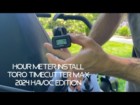 $17 Hour Meter Install Toro Timecutter Max 2024 Havoc edition