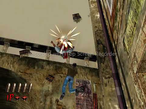 House of The Dead 2 (HOTD2) hard difficulty (no power up+saving all civilians+secret room revealed)