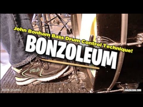 BASS DRUM TECHNIQUE & CONTROL * JOHN BONHAM * EARLY LED ZEPPELIN **