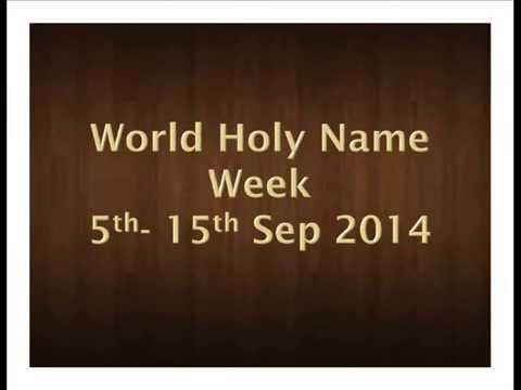 World Holy Name Week