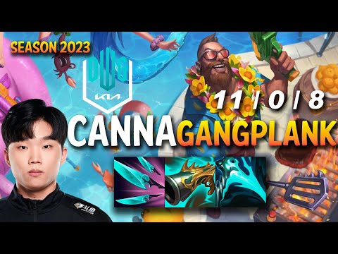 DK Canna GANGPLANK vs RENEKTON Top - KR Ranked
