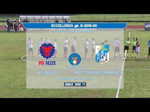 Calcio: Vis Sezze vs Pro Cisterna LS Sermoneta - highlights e interviste