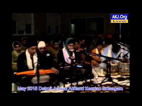 035 Detroit May 2015 Smaagam - Raensabaayee Keertan - B. Harkiran Kaur Jee Toronto