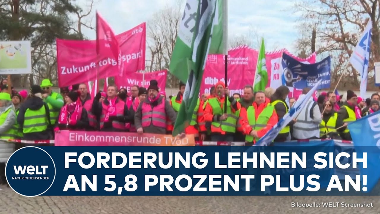 ÖFFENTLICHER DIENST: Gewerkschaften präsentieren Tarif-Forderungen vor Verhandlungsstart!
