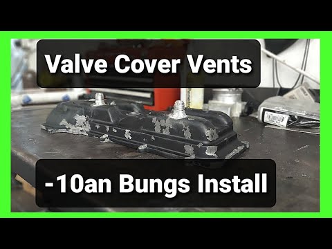 Welding & Fab - Installing 10an Bungs onto a Toyota Valve Cover | Tig Welding