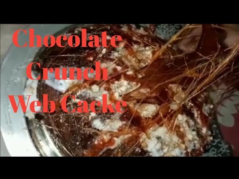 Chocolate Ceramel Crunch Honey Web Cake...by Firdous