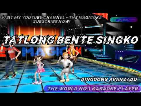 Tatlong Bente Singko - Dingdong Avanzado ( Karaoke )