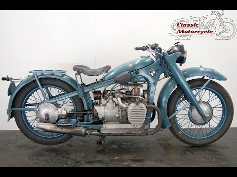 BMW R12 1939 750cc 2 cyl sv - start up