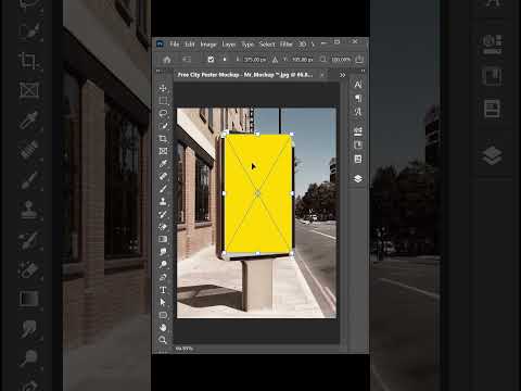 How to Create a Realistic Street Billboard Mockup in Photoshop | Step-by-Step Tutorial