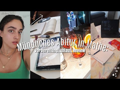 Mündliches Mathe Abi 2022: Note, Lernen, Abi in der Tasche