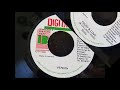 Sizzla - Trust and Love - Digital B 7"  w/ Version -1998