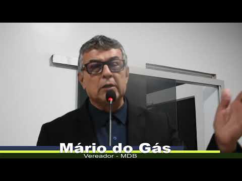 Imagem - Vereador Mário do Gás faz discurso e fala sobre avanço do município durante este ano de 2022