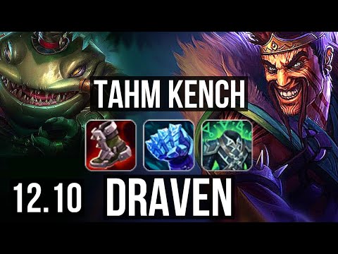 TAHM KENCH & Senna vs DRAVEN & Janna (ADC) | 3/0/7, 300+ games | EUW Master | 12.10