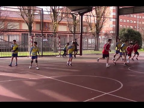 1ª Parte Balonmano Riscar & Grupo Bosco Infantiles Juegos Principado de ASTURIAS ENERO 2017