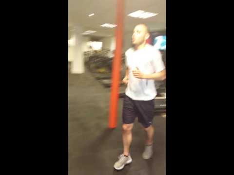 Ben Gordon 300m into ladder drills 3rd set 14/06/16