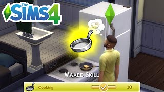How To Max Cooking Skill Cheat (Level Up Skills Cheats) - The Sims 4