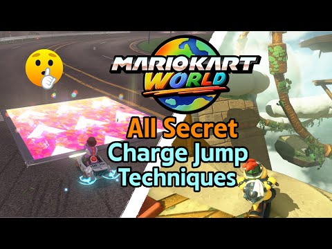 Every SECRET Charge Jump Technique in Mario Kart World