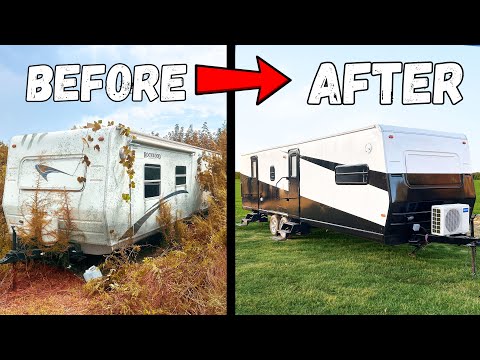 I turned an OLD camper into a luxury tiny home