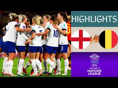 🏴󠁧󠁢󠁥󠁮󠁧󠁿 England vs Belgium 🇧🇪 UEFA Women's Nations League | Group A
