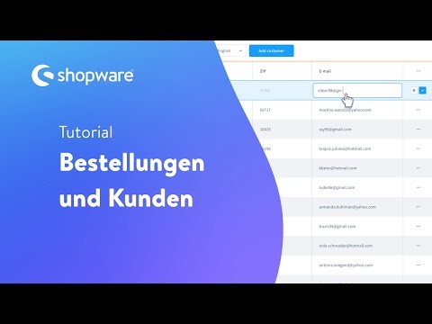 [DE] Shopware 6 User Onboarding - Bestellungen und Kunden