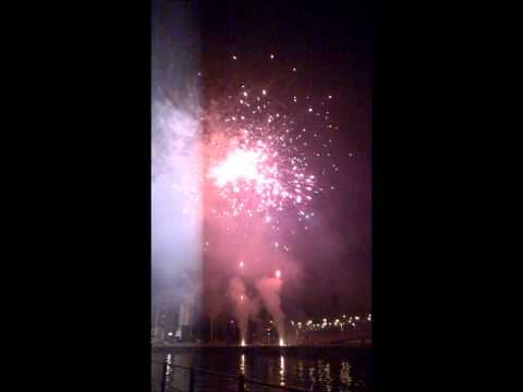 Carnaval Halle 2015   Vuurwerk