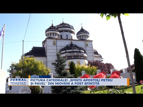 Pictura Catedralei „Sfinții Apostoli Petru și Pavel” din Mioveni a fost sfințită