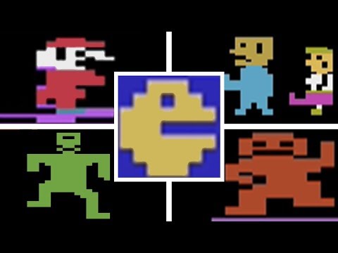 Classic Atari 2600 Video Game Deaths & Game Over Screens
