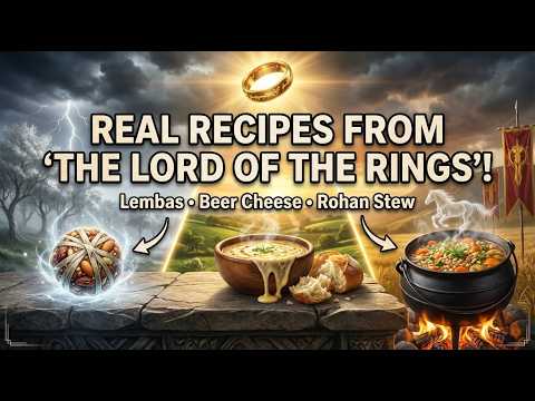 🎬Real Elven Recipes from The Lord of the Rings (Lothlórien Kitchen) #lordoftherings #lothlorien