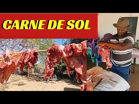 COMO É FEITA A CARNE DE SOL NO PIAUÍ 🌵🌿
