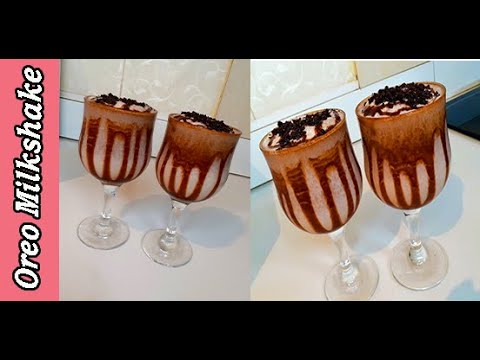 How to Make Oreo Milkshake | Oreo Milkshake with Vanilla Ice cream | Creamy Shake
