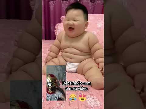 Bebê Rindo com o Ironan - Spider Man. #bebê #sorriso #smile #satisfying