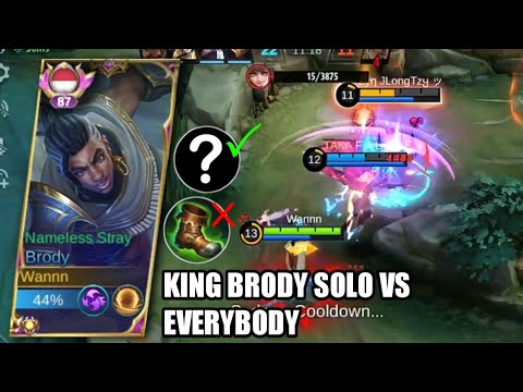17KILL!! TUTORIAL CARA ROTASI BRODY 2023 PAKAI BUILD RAHASIA PALING SAKIT!! - Mobile Legends