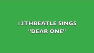 DEAR ONE-GEORGE HARRISON COVER