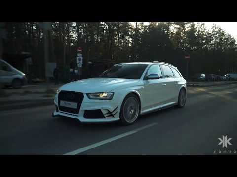 Audi RS4 widebody installation to Audi S4 B8